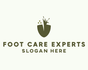 Shovel Lawn Care  logo design