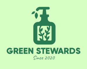 Green Organic Lotion logo design