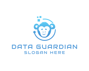 Cyber Tech Monkey logo design