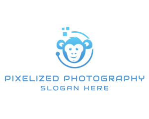 Cyber Tech Monkey logo design