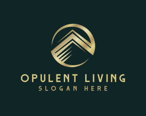 Roofing Premium Real Estate logo design