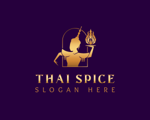 Thai Fire Culinary logo design