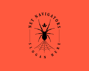 Arachnid Spider Web logo