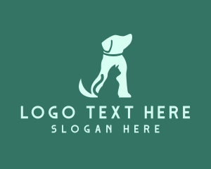 Cat Dog Pet logo