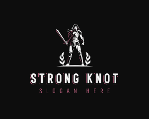 Strong Warrior Woman logo design