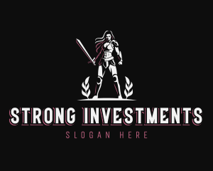 Strong Warrior Woman logo
