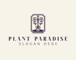 Plant Shovel Landscaping logo design