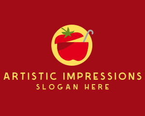 Tomato Soup Restaurant logo design