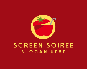 Tomato Soup Restaurant logo design