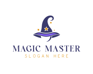 Magic Wizard Hat logo design