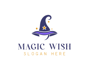 Magic Wizard Hat logo design