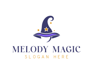 Magic Wizard Hat logo design