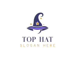 Magic Wizard Hat logo design