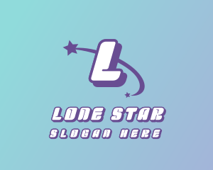 Cosmic Shooting Star  logo design