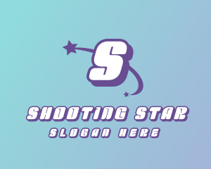 Cosmic Shooting Star  logo design