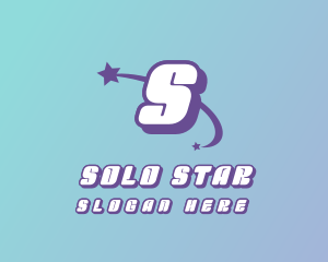 Cosmic Shooting Star  logo design