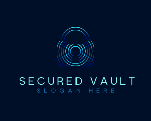 Lock Padlock Security logo design