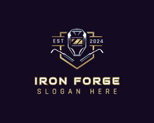 Welding Fabrication Industrial logo design