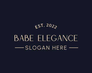 Elegant Feminine Wordmark logo design