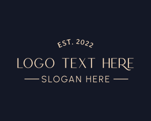Executive - Elegant Feminine Wordmark logo design