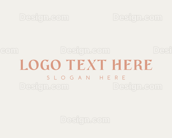 Elegant Business Wordmark Logo