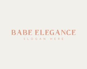 Elegant Business Wordmark logo design