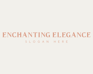 Elegant Business Wordmark logo design