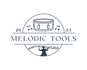 Musical Drum Instrument logo