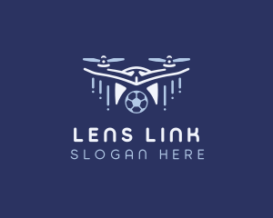 Aerial Drone Lens logo design