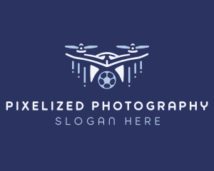 Aerial Drone Lens logo design