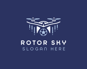 Aerial Drone Lens logo design