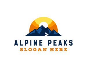 Peak Mountain Trekking logo design