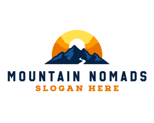 Peak Mountain Trekking logo design