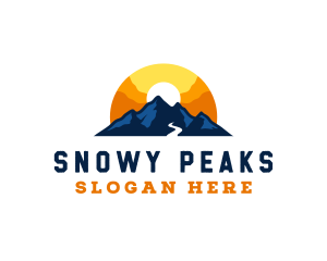 Peak Mountain Trekking logo design