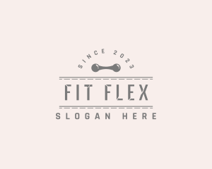 Dumbbell Gym Fitness logo design