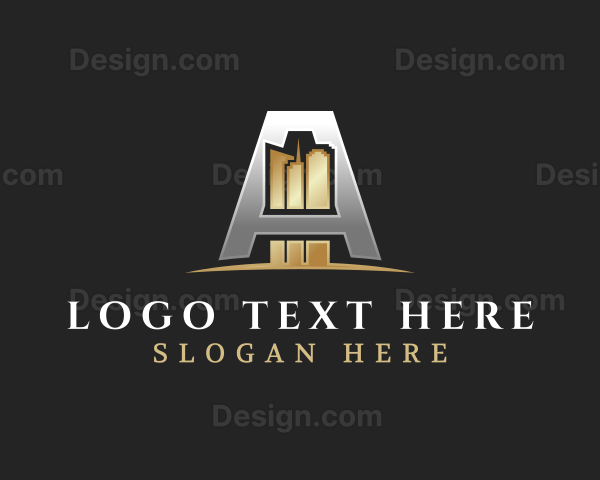 Luxury Building Letter A Logo