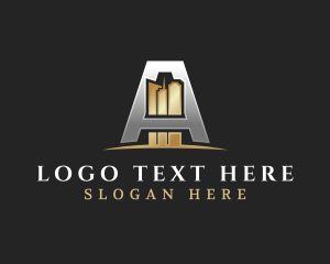 Luxury Building Letter A logo