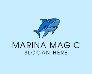 Shark Sea Creature logo design