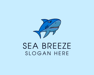 Shark Sea Creature logo design