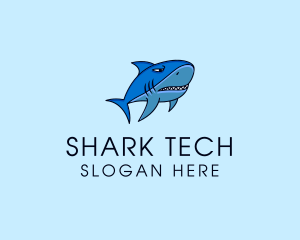 Shark Sea Creature logo design