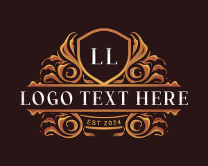 Ornamental Luxury Crest logo