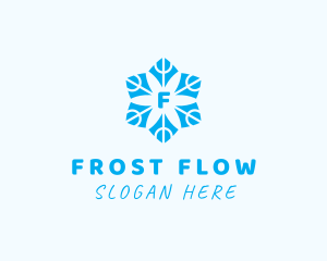 Winter Snowflake Decoration logo design