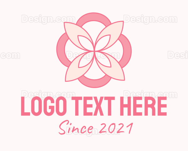 Cute Flower Boutique Logo