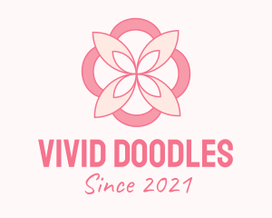 Cute Flower Boutique  logo design