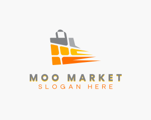 Market Shopping Bag logo design