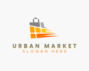 Market Shopping Bag logo design