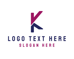 Modern Generic Letter K logo