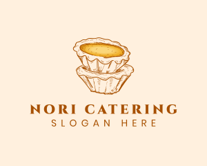 Dessert Egg Tart logo design