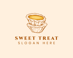 Dessert Egg Tart logo design