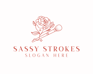 Beautician Makeup Brush logo